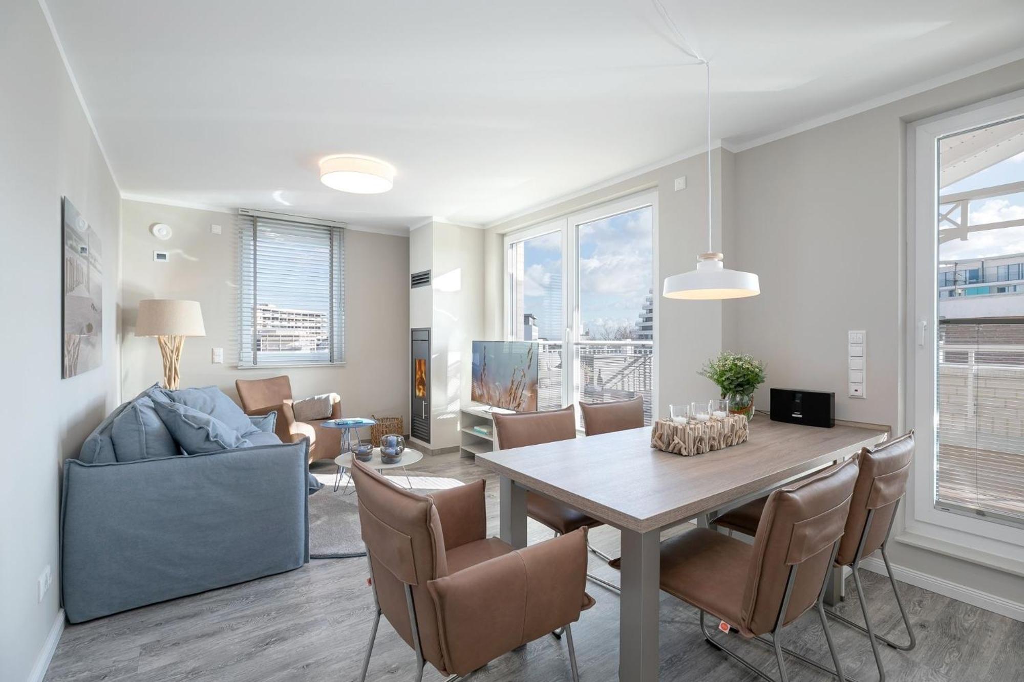 Апартаменты Wicheldorfstrasse 48A Penthouse Am Kurpark Грёмиц Экстерьер фото